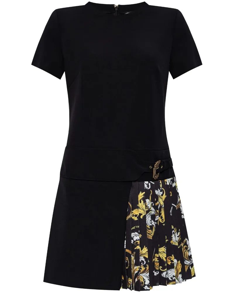 Versace Jeans Barocco Minikleid - Schwarz Schwarz