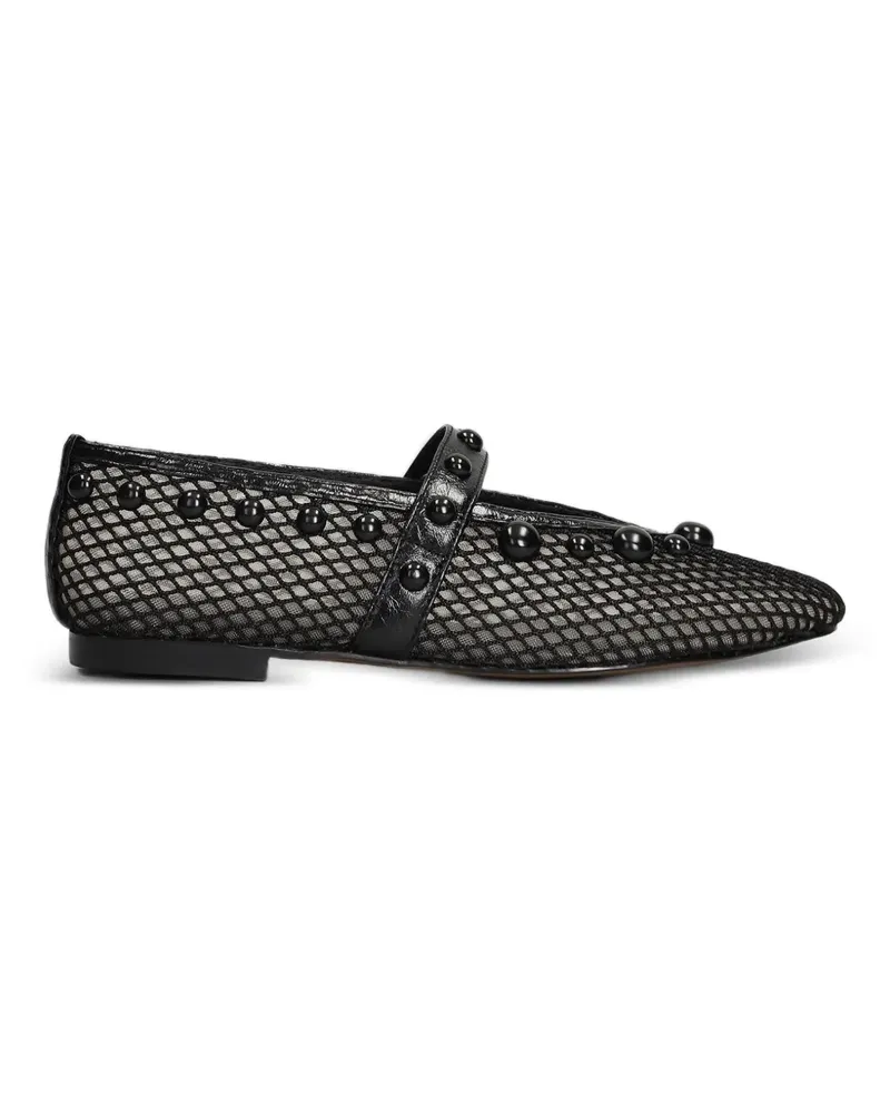 Bibi Lou Ballerinas mit Nieten - Schwarz Schwarz