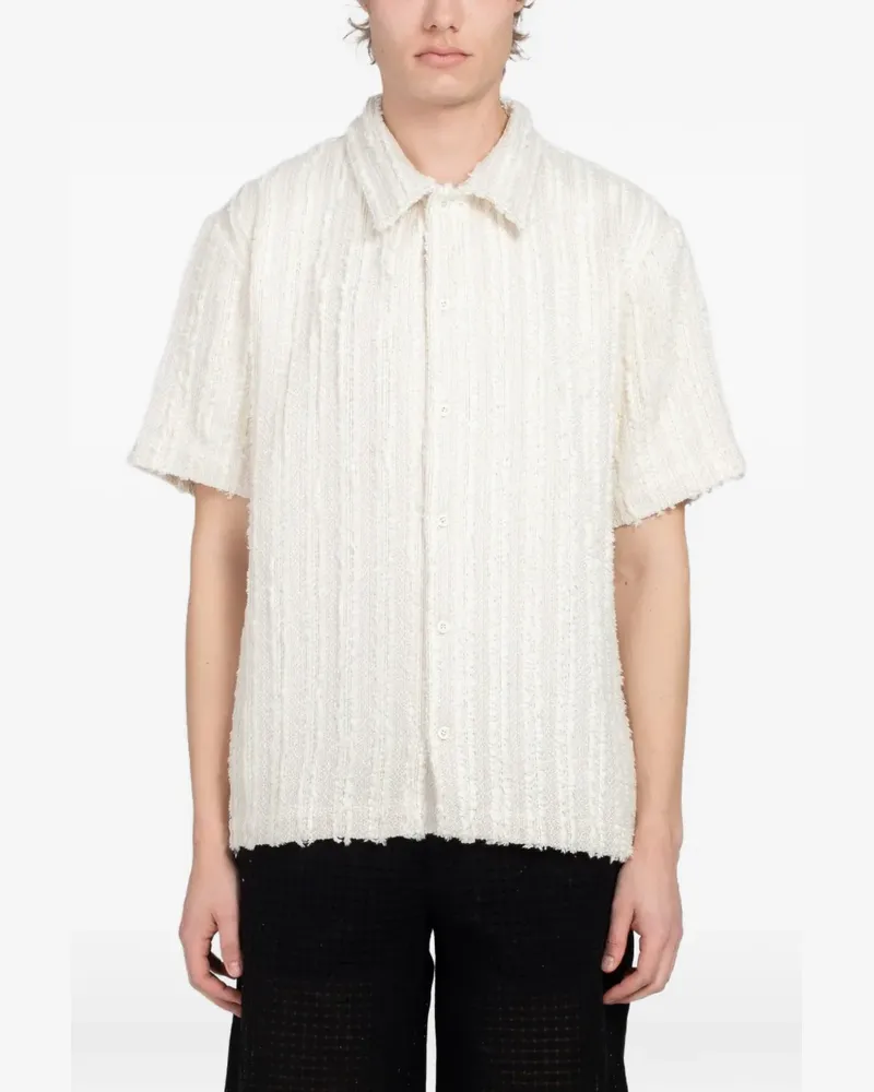 Séfr Noam striped shirt - Nude Nude