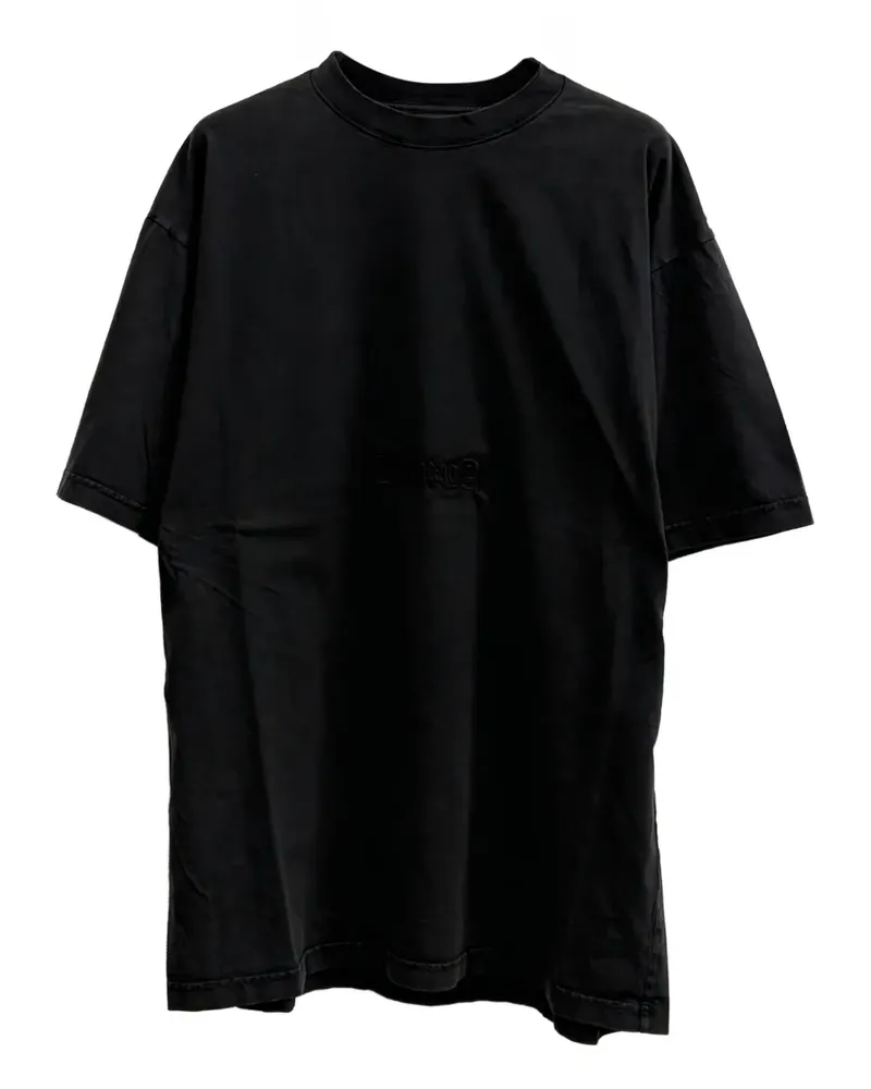 Balenciaga T-Shirt mit rundem Ausschnitt - Schwarz Schwarz