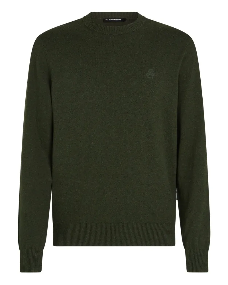 Karl Lagerfeld Pullover mit rundem Ausschnitt - Grün Grün
