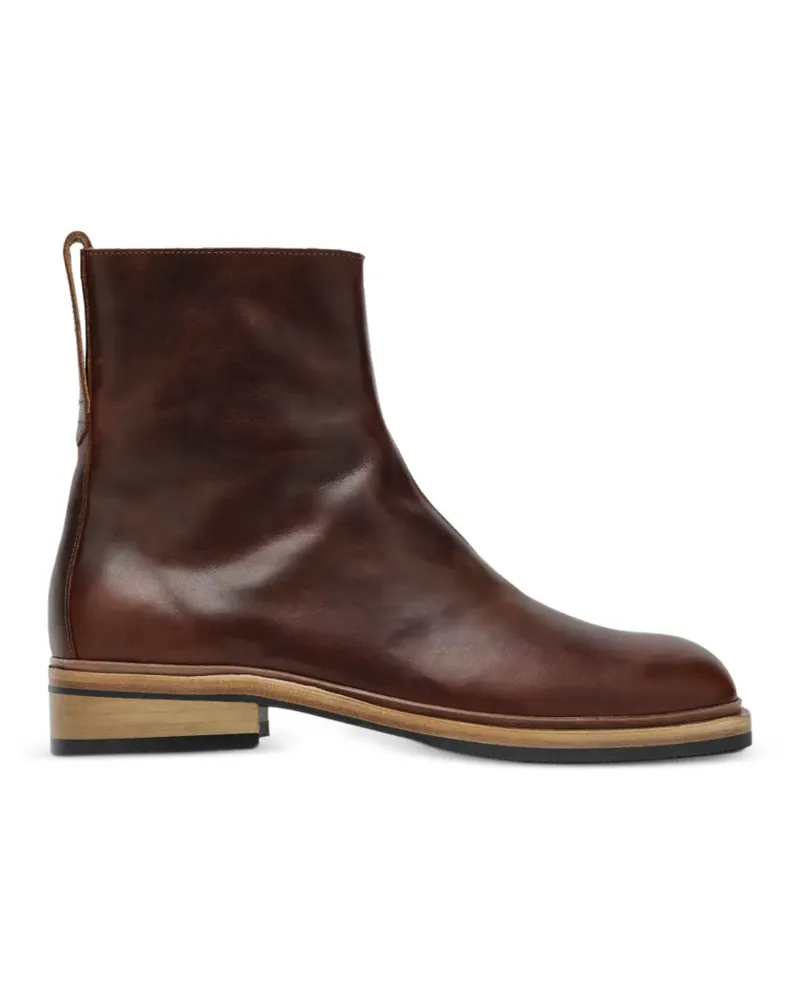Our Legacy Daimono Stiefel mit Reißverschluss - Braun Braun