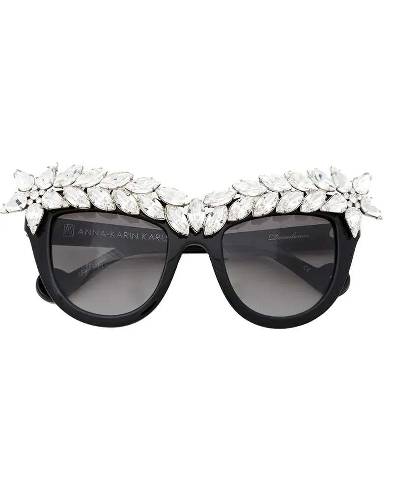 Anna-Karin Karlsson Decadence' Sonnenbrille - Schwarz Schwarz
