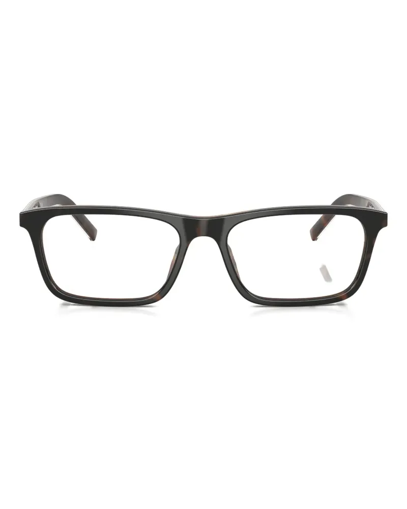 Prada Brille mit eckigem Gestell - Braun Braun