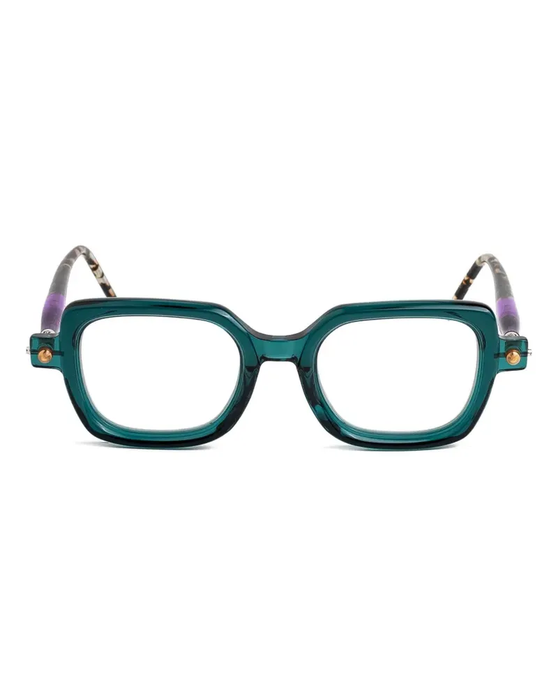 KUBORAUM P4 square-frame glasses - Grün Grün