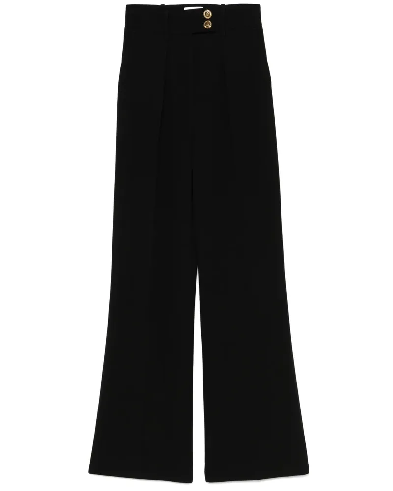 Elisabetta Franchi Hose aus Krepp - Schwarz Schwarz