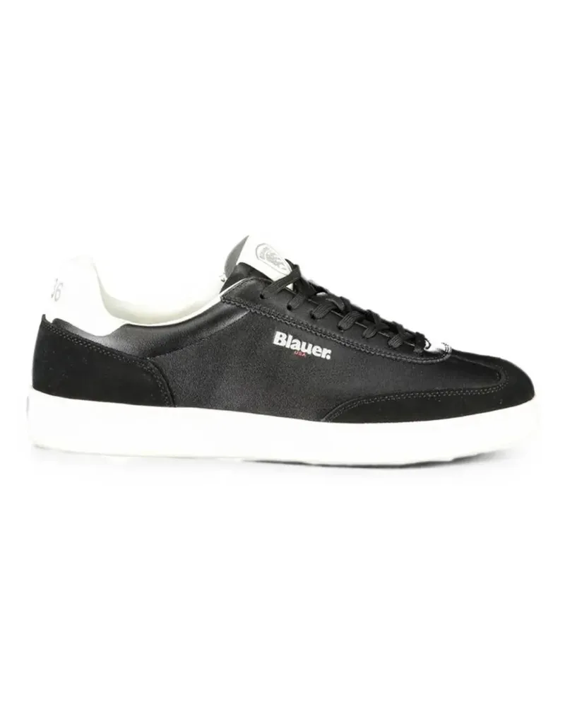 Blauer Grant Sneakers mit Einsätzen - Schwarz Schwarz