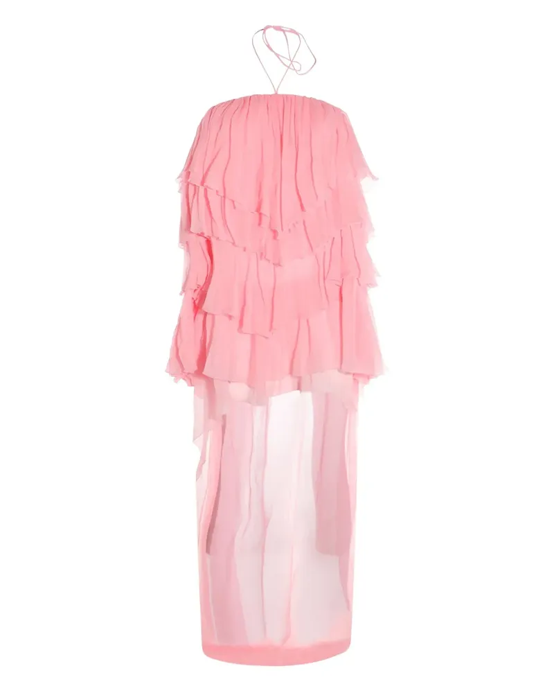 Blumarine Kleid aus Seide - Rosa Rosa