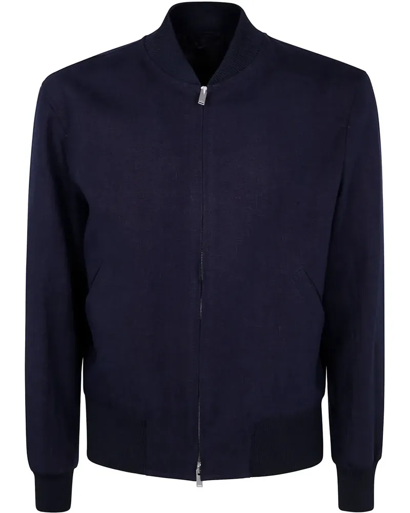 LARDINI Jacke aus Leinen - Blau Blau