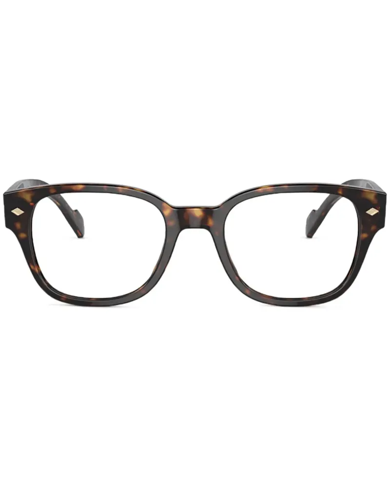 Vogue Brille mit eckigem Gestell - Braun Braun