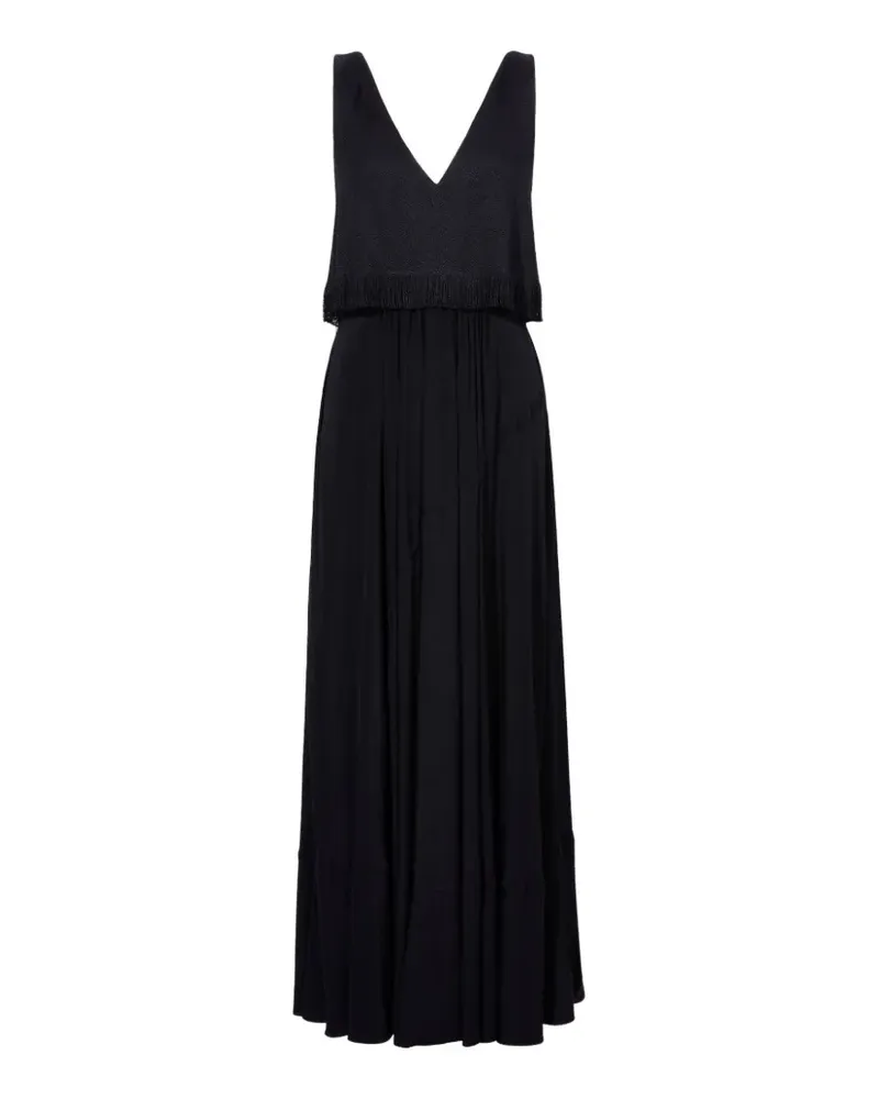 Proenza Schouler V-neck maxi dress - Schwarz Schwarz