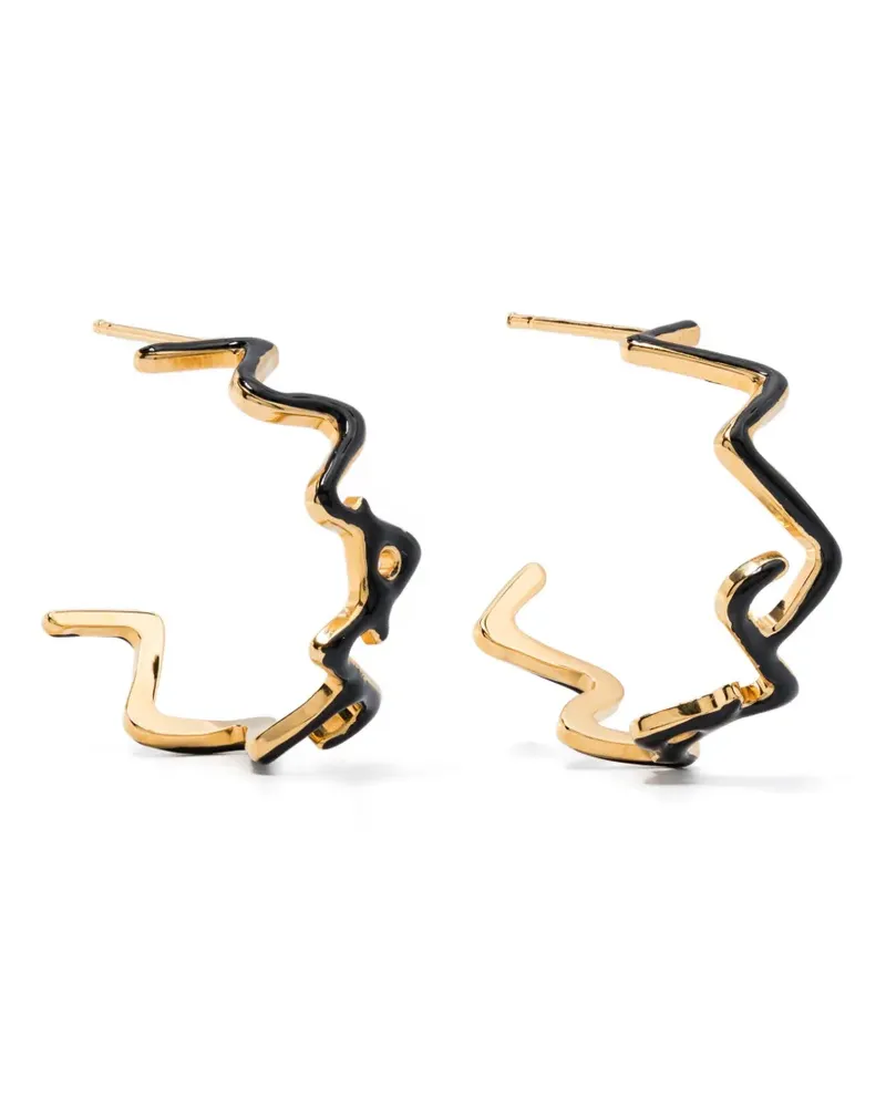Marni Ohrringe mit Logo - Gold Gold