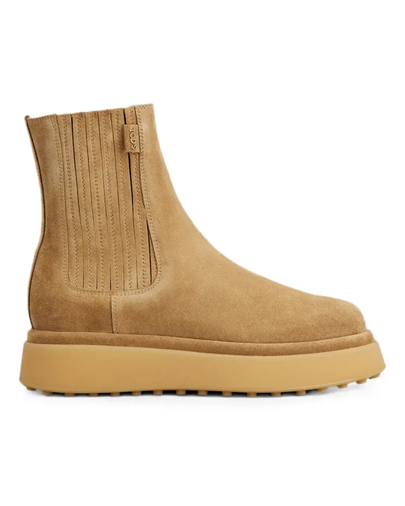 TOD'S Chelsea-Boots aus Wildleder - Nude Nude