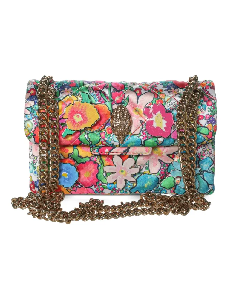 Kurt Geiger Kensington Schultertasche mit Blumen-Print - Blau Blau
