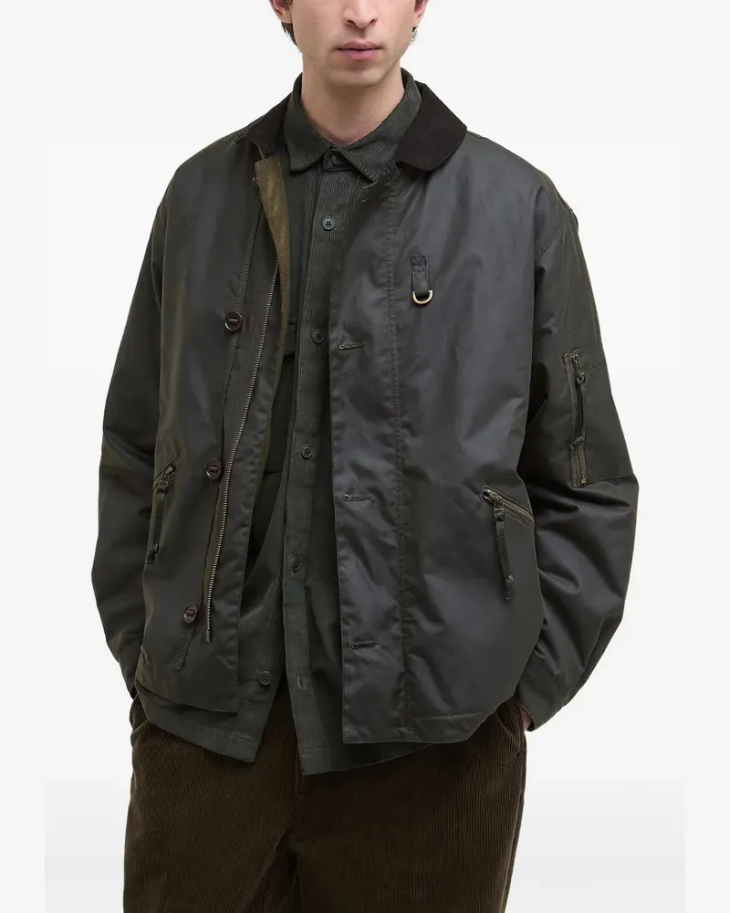 Barbour Jacke mit Reißverschluss - Grün Grün