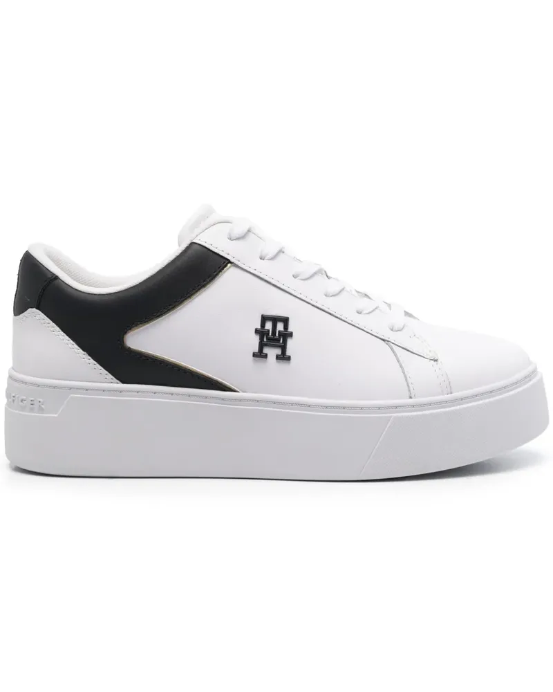 Tommy Hilfiger Court Sneakers - Weiß Weiß