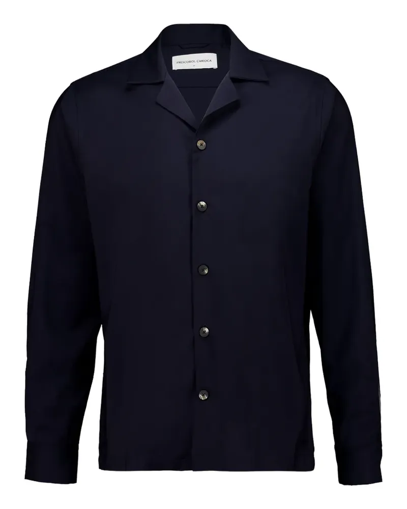 Frescobol Carioca Safra wool shirt - Blau Blau