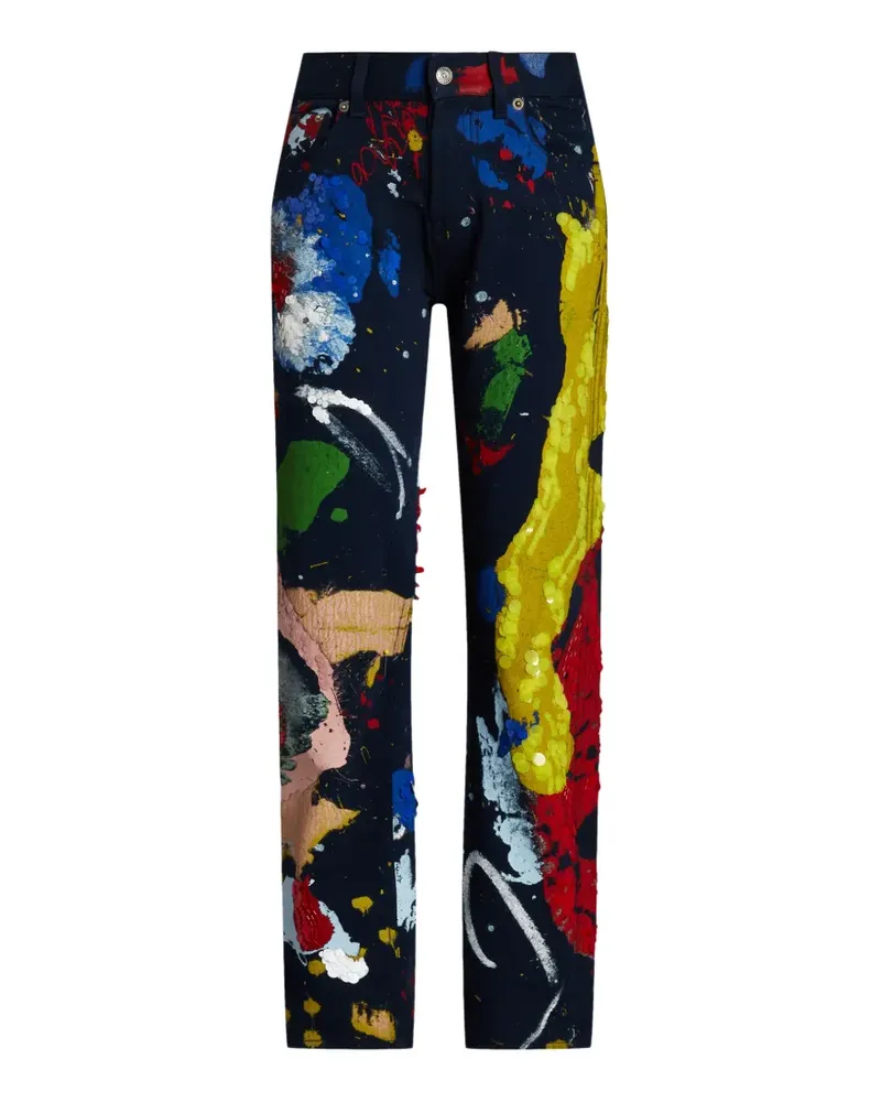 Ralph Lauren Verzierte Jeans - Blau Blau