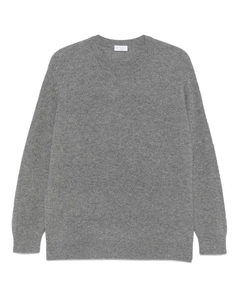 Brunello Cucinelli crew neck sweater - Grau Grau