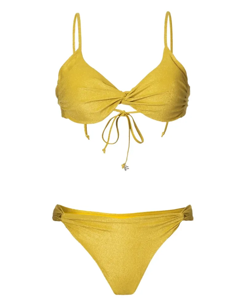 FISICO-Cristina Ferrari Bikini mit verdrehter Front - Gelb Gelb