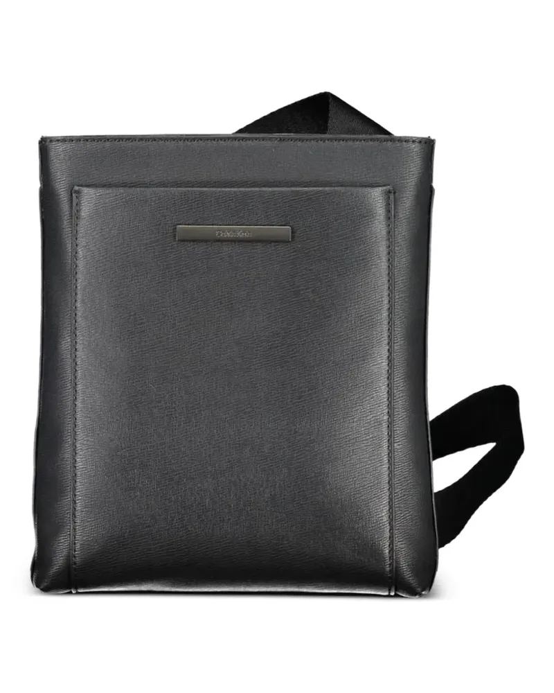 Calvin Klein logo-plaque shoulder bag - Schwarz Schwarz