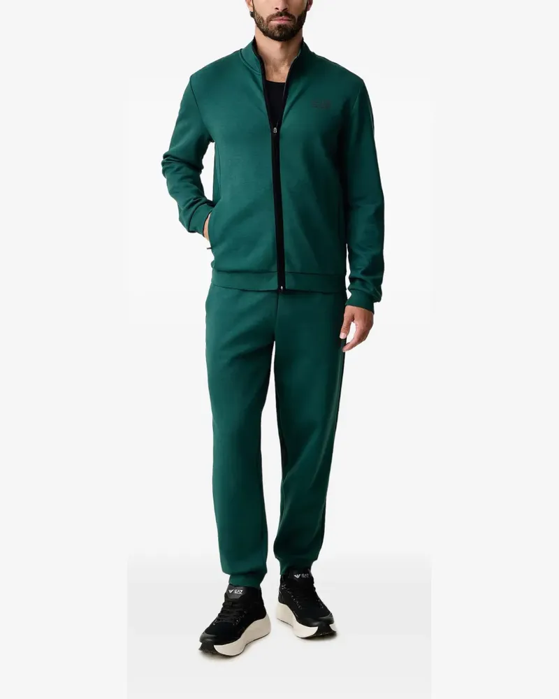 EA7 Jogginganzug mit Logo-Print - Grün Grün