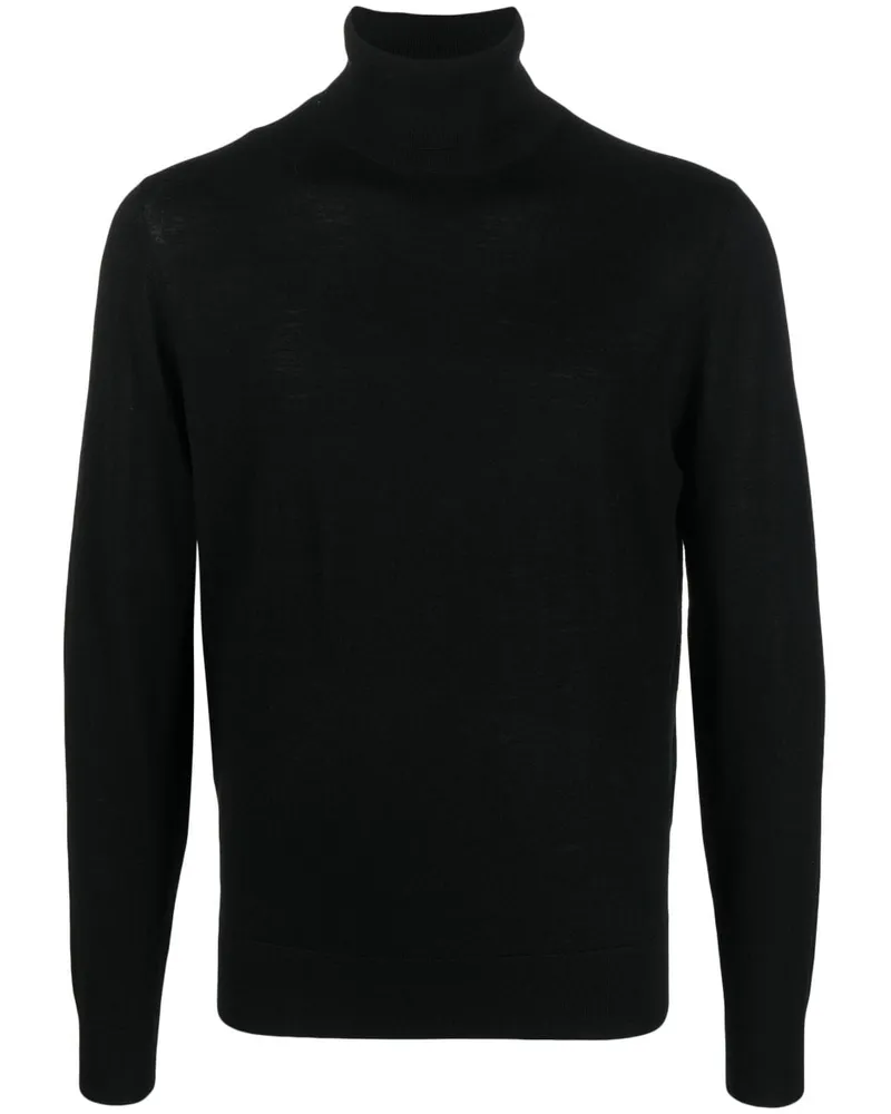 FURSAC Pullover mit Rollkragen - Schwarz Schwarz