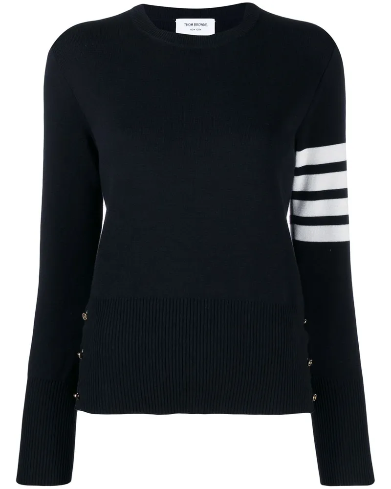 Thom Browne Pullover mit Rundhalsausschnitt Blau