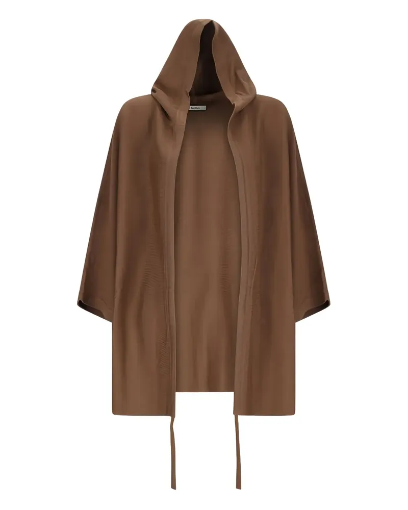 Max Mara Aster Cardigan mit Kordelzug - Braun Braun