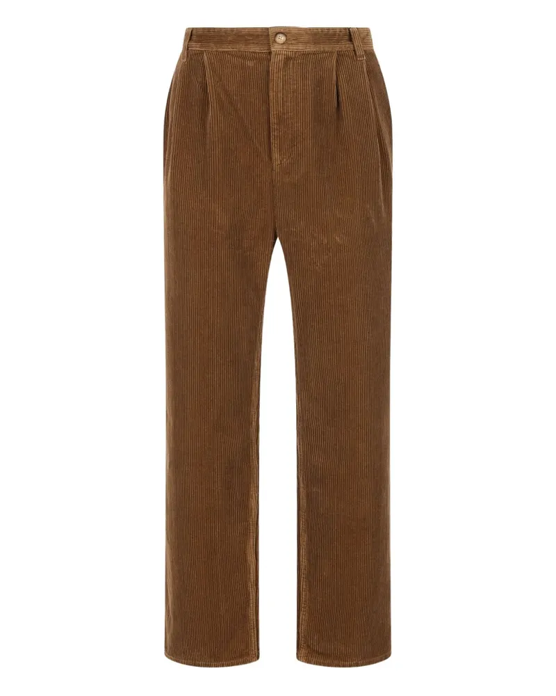 Saint Laurent Hose aus Cord - Braun Braun