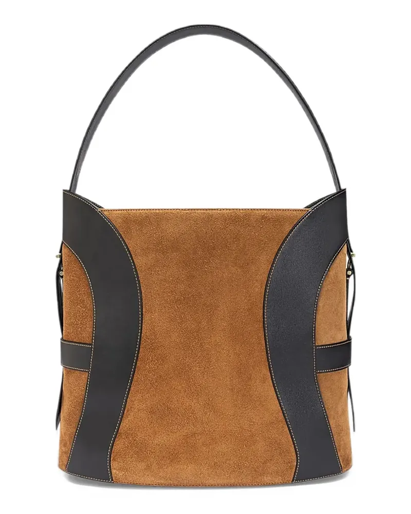 Aigner Deborah suede bucket bag - Braun Braun