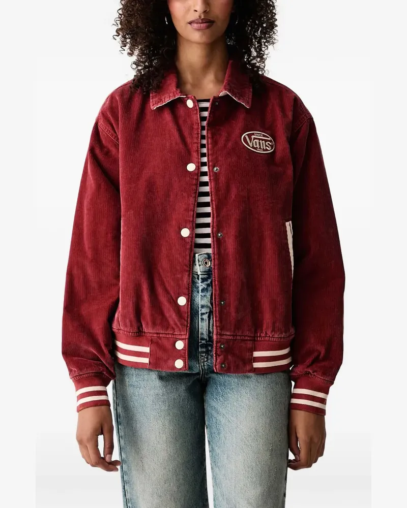 Vans Milliken varsity jacket - Rot Rot