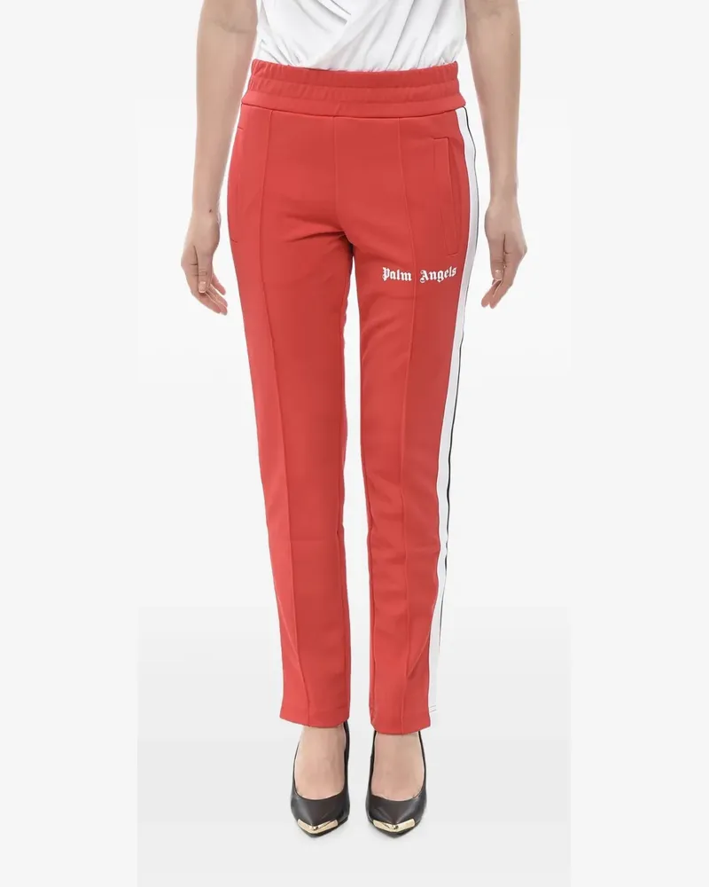 Palm Angels Jogginghose mit Logo-Print - Rot Rot