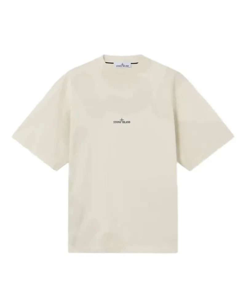 Stone Island logo T-shirt - Nude Nude