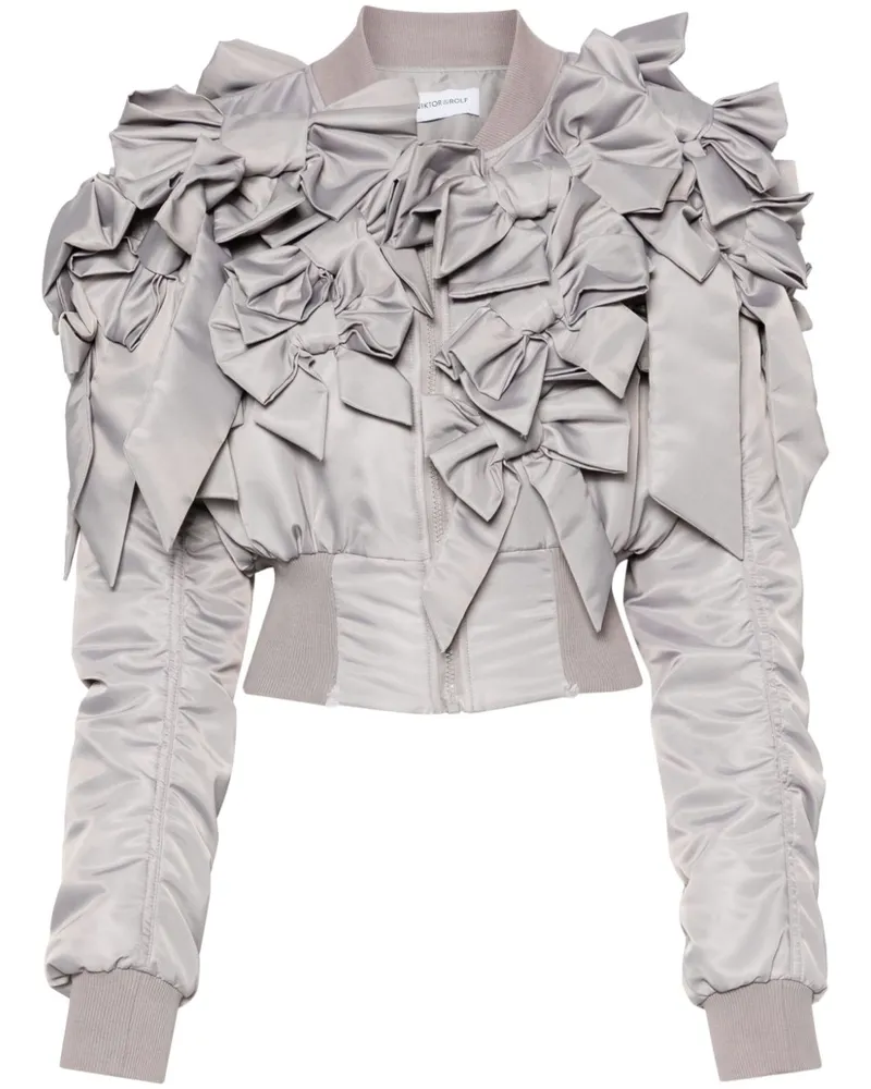 Viktor & Rolf Jacke mit Schleife - Grau Grau