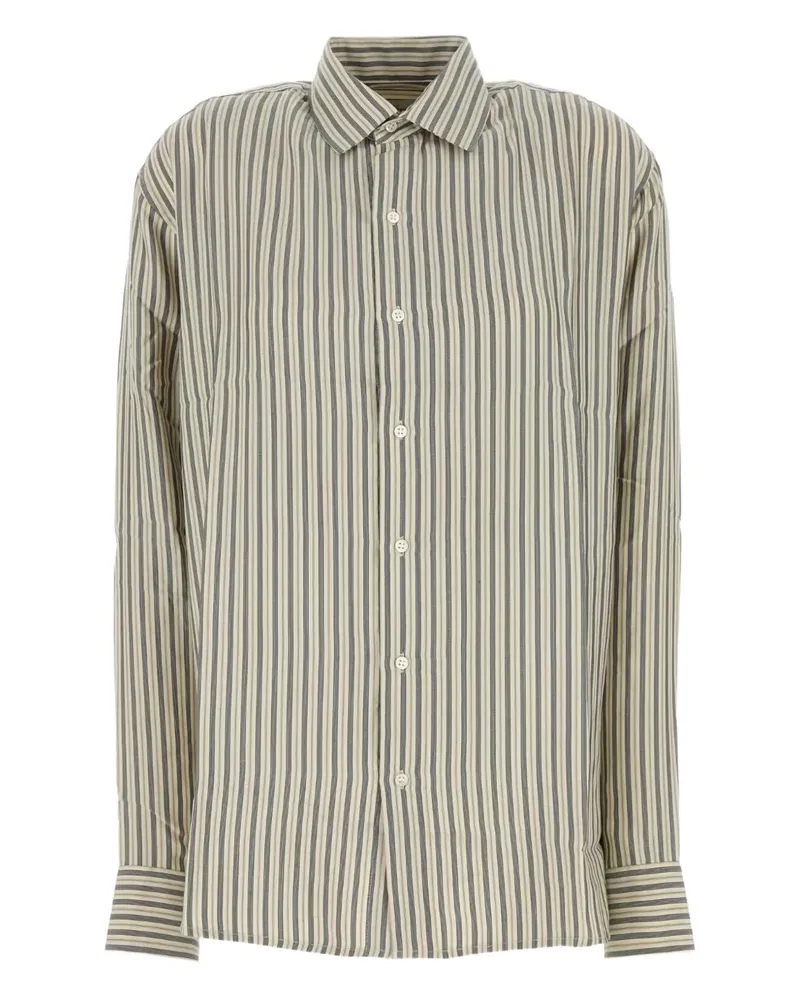 Le Kasha 1918 Songino striped-pattern shirt - Blau Blau