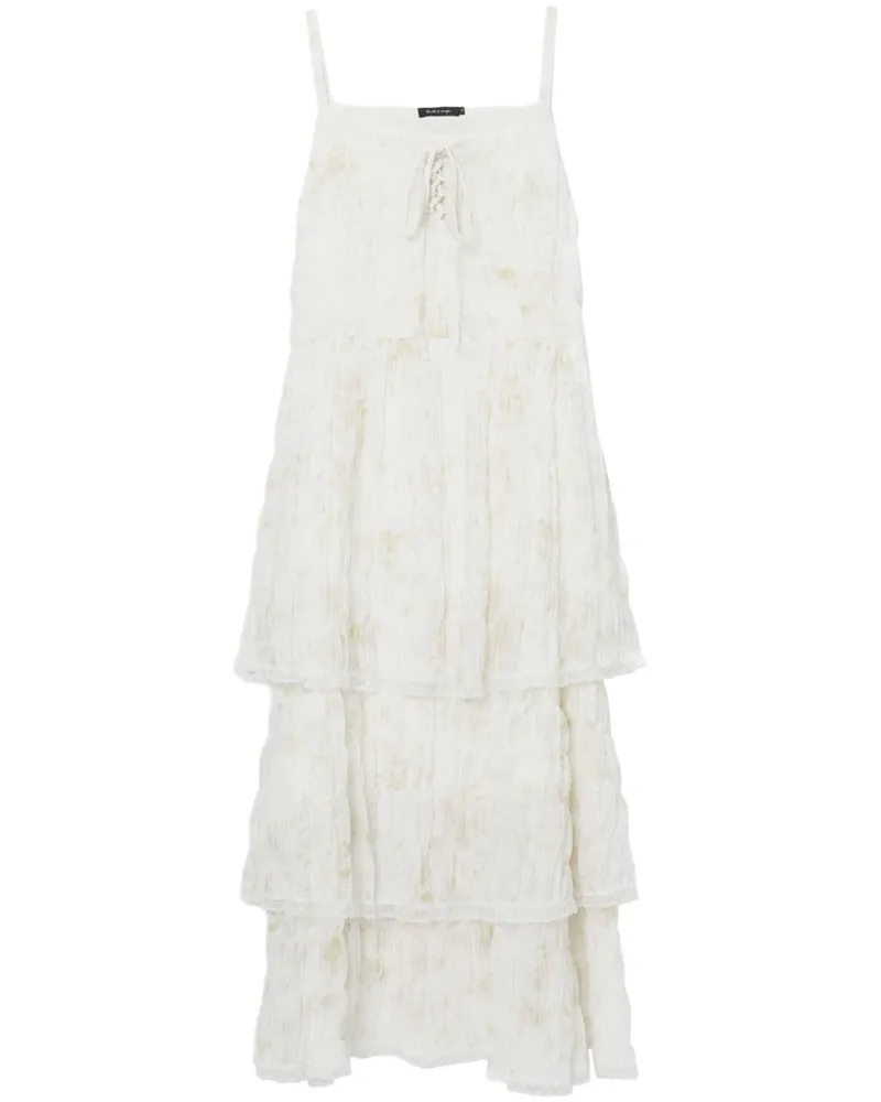 Tout a Coup Midikleid mit Blumen-Print - Nude Nude