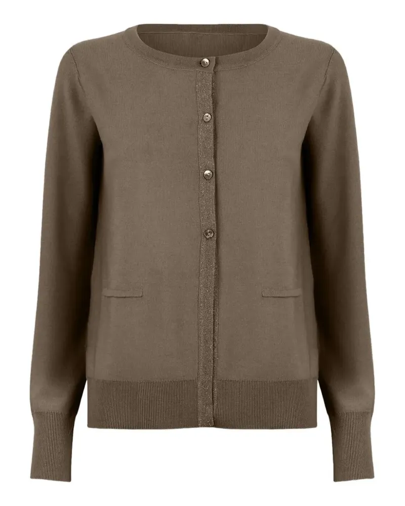 Wolford Fein gestrickter Cardigan - Braun Braun