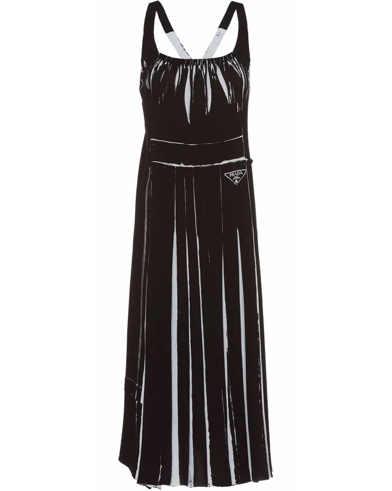 Prada Ärmelloses Kleid - Schwarz Schwarz
