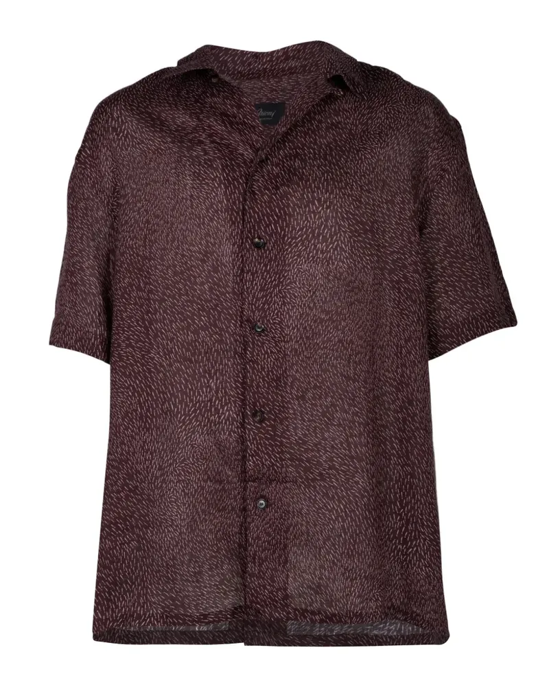 Brioni short-sleeves shirt - Braun Braun