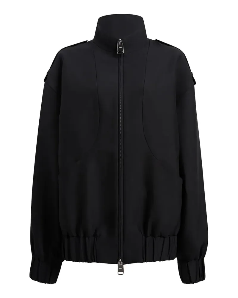 KHAITE Sigi zip high-neck bomber jacket - Schwarz Schwarz