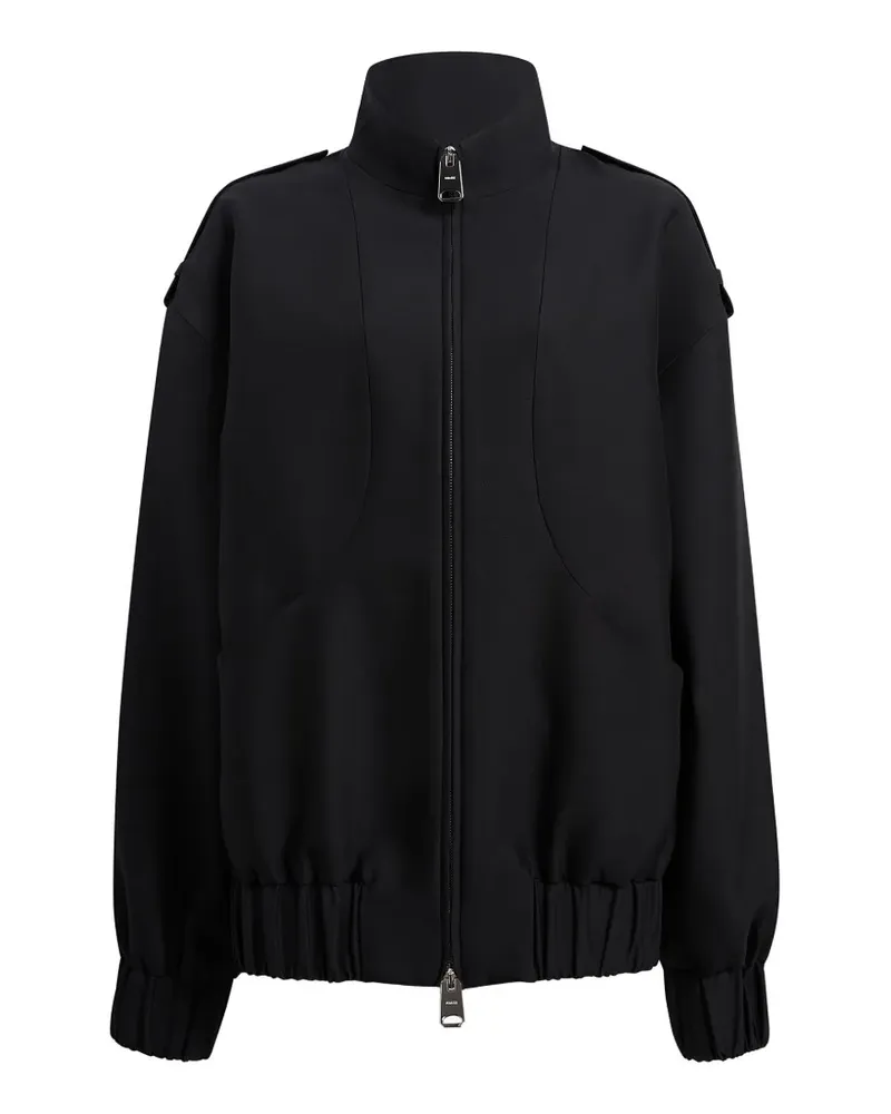 KHAITE Sigi Bomberjacke mit Stehkragen - Schwarz Schwarz