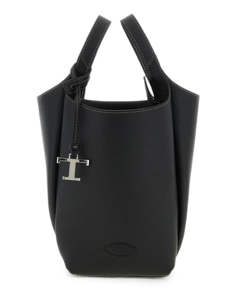 TOD'S T Timeless Beuteltasche - Schwarz Schwarz