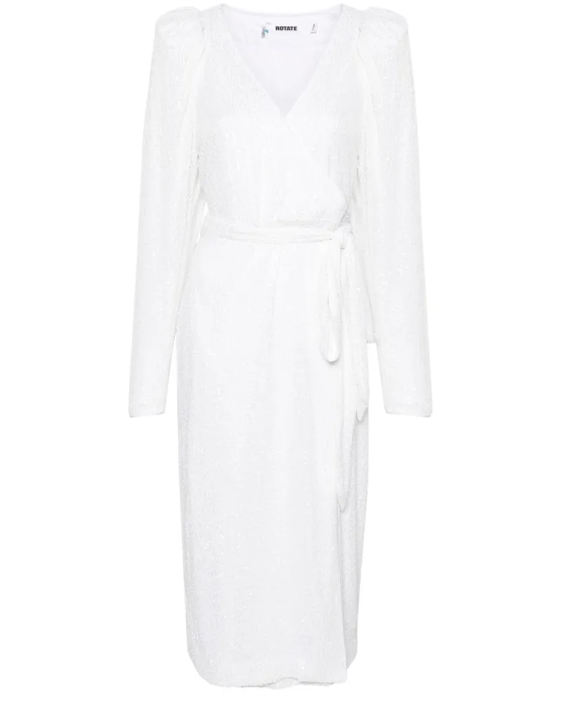 ROTATE Birger Christensen Minikleid mit Pailletten - Nude Nude