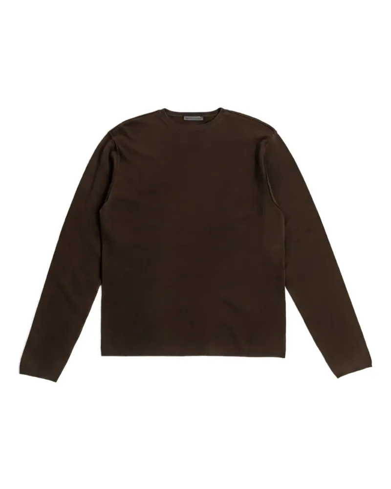 Denis Colomb Pullover mit Rundhalsausschnitt - Braun Braun
