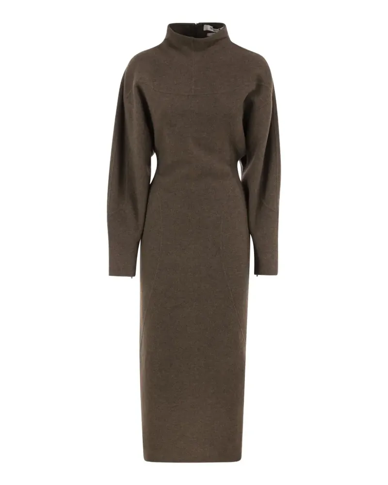 Max Mara Tenuta high-neck tailored dress - Braun Braun