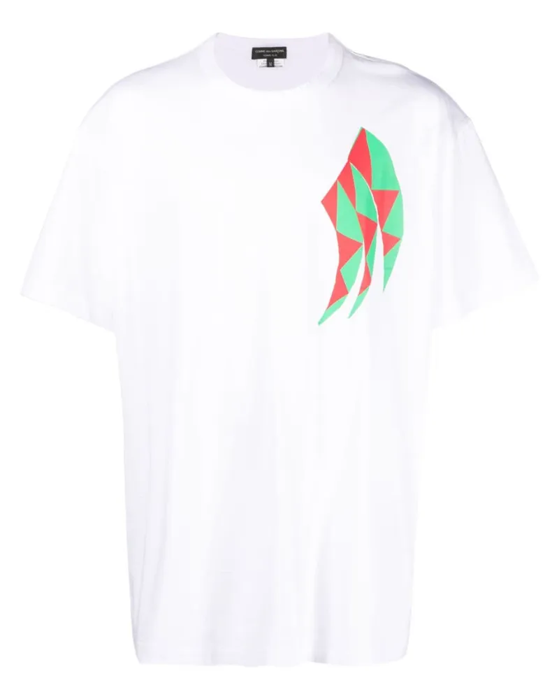 Comme des Garçons T-Shirt mit grafischem Print - Weiß Weiß