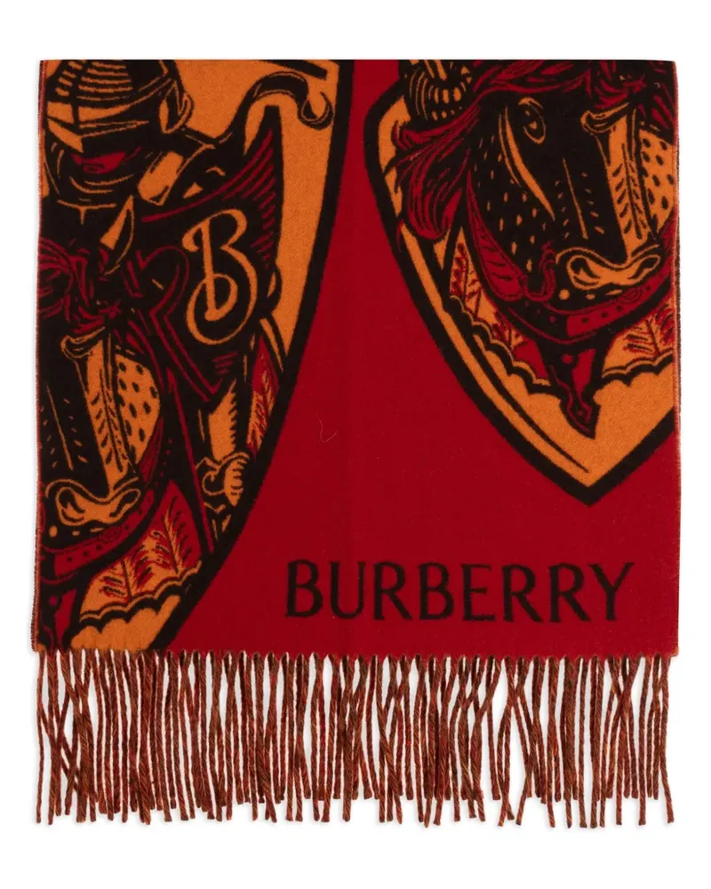 Burberry Charging Knight scarf - Rot Rot