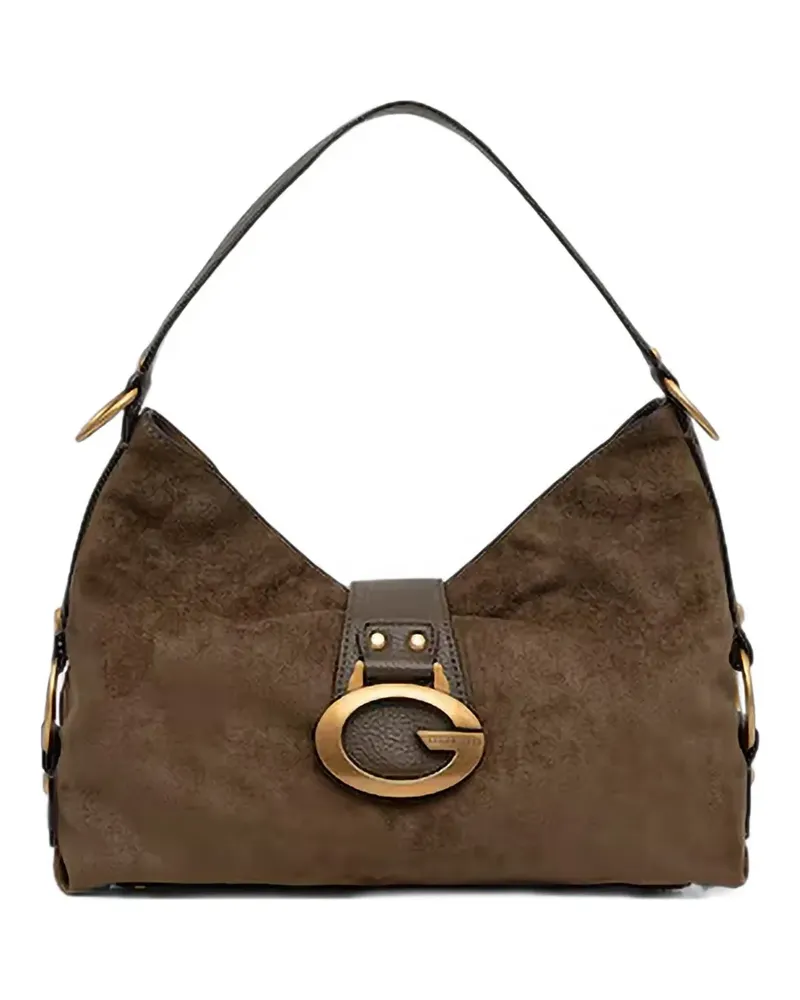 Guess Camden logo-plaque shoulder bag - Grün Grün