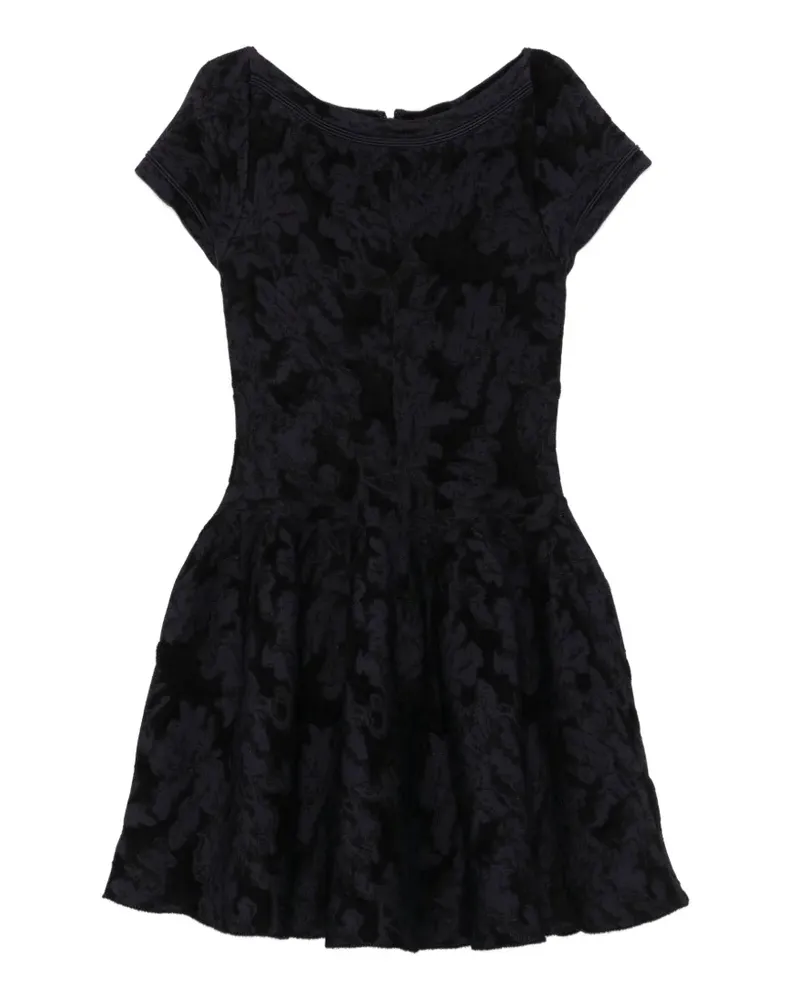 Sandro Kleid mit Blumenmuster - Blau Blau